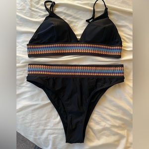 Black bathing suit